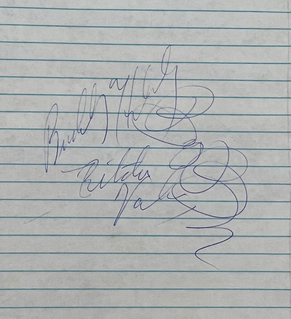 Holly, Valens, Bopper Autograph page (1 of 1)