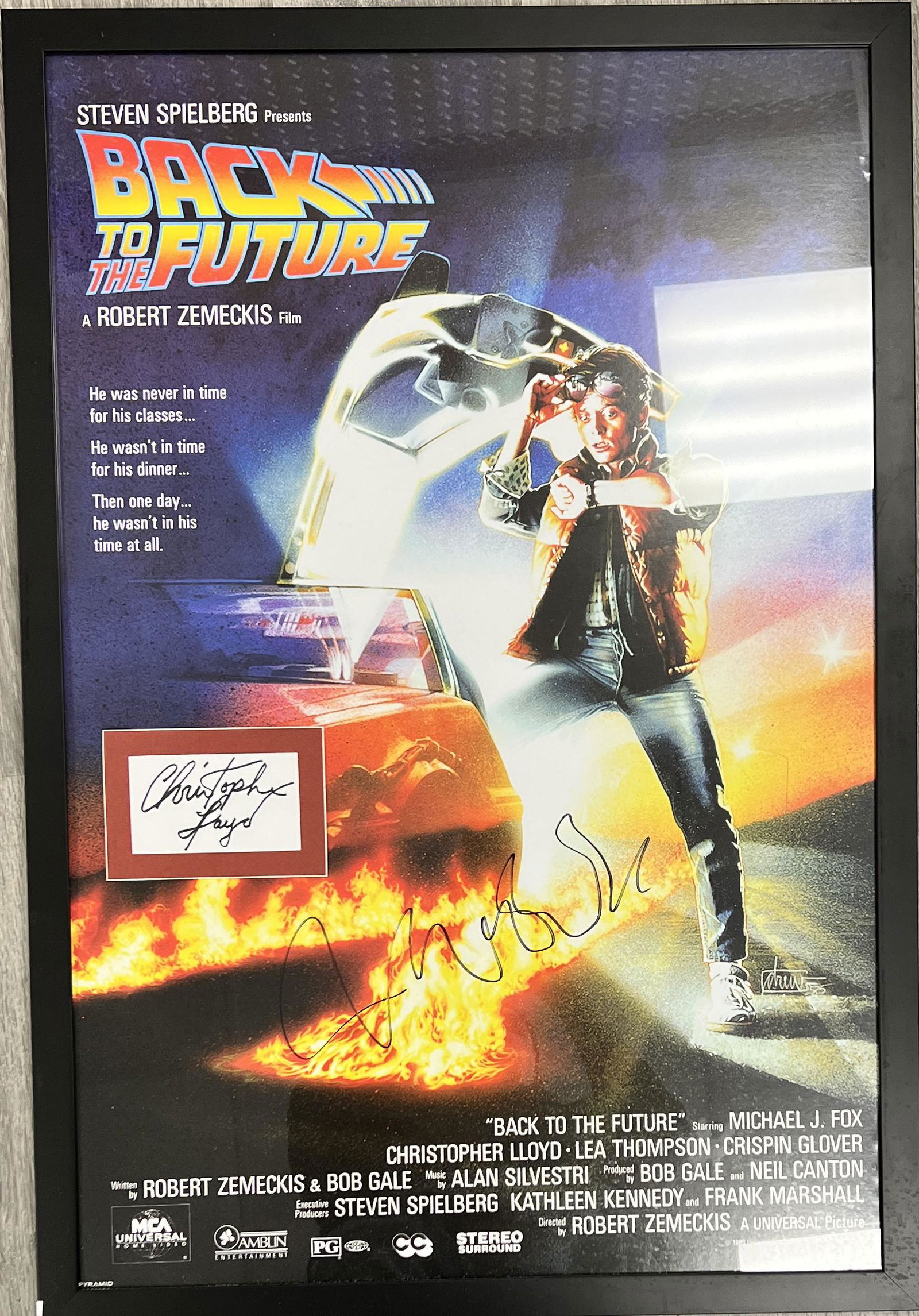 Michael J. Fox Lloyd Autographed 24x36 Poster (1 of 1)
