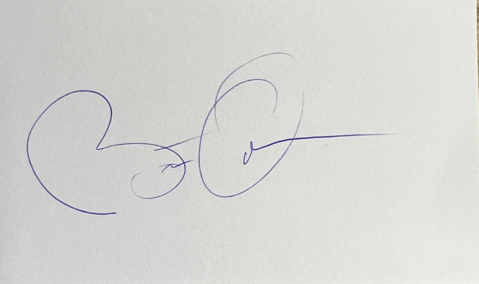 Obama Autographed Card (1 of 1)