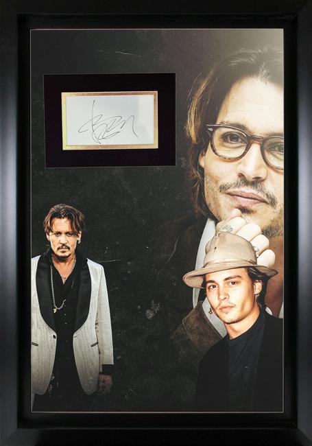 Johnny Depp Autographed Display (1 of 1)