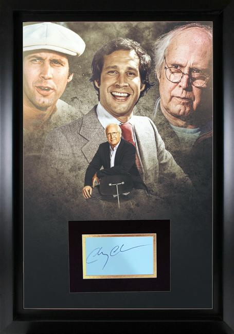 Chevy Chase Autographed Display (1 of 1)