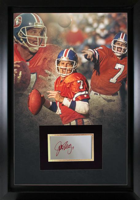 John Elway Autographed Display (1 of 1)