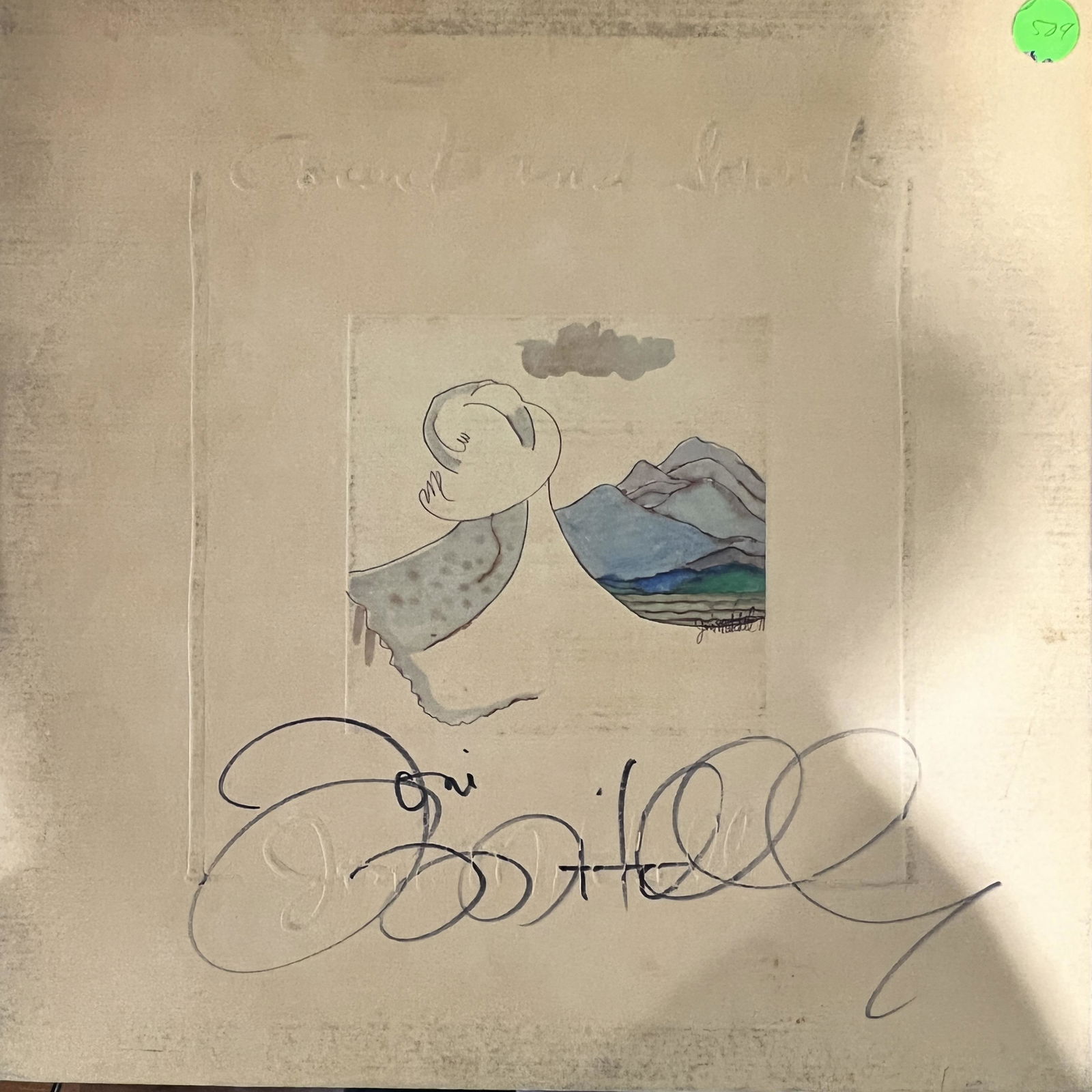 Joni Mitchell Autographed Album (1 of 1)