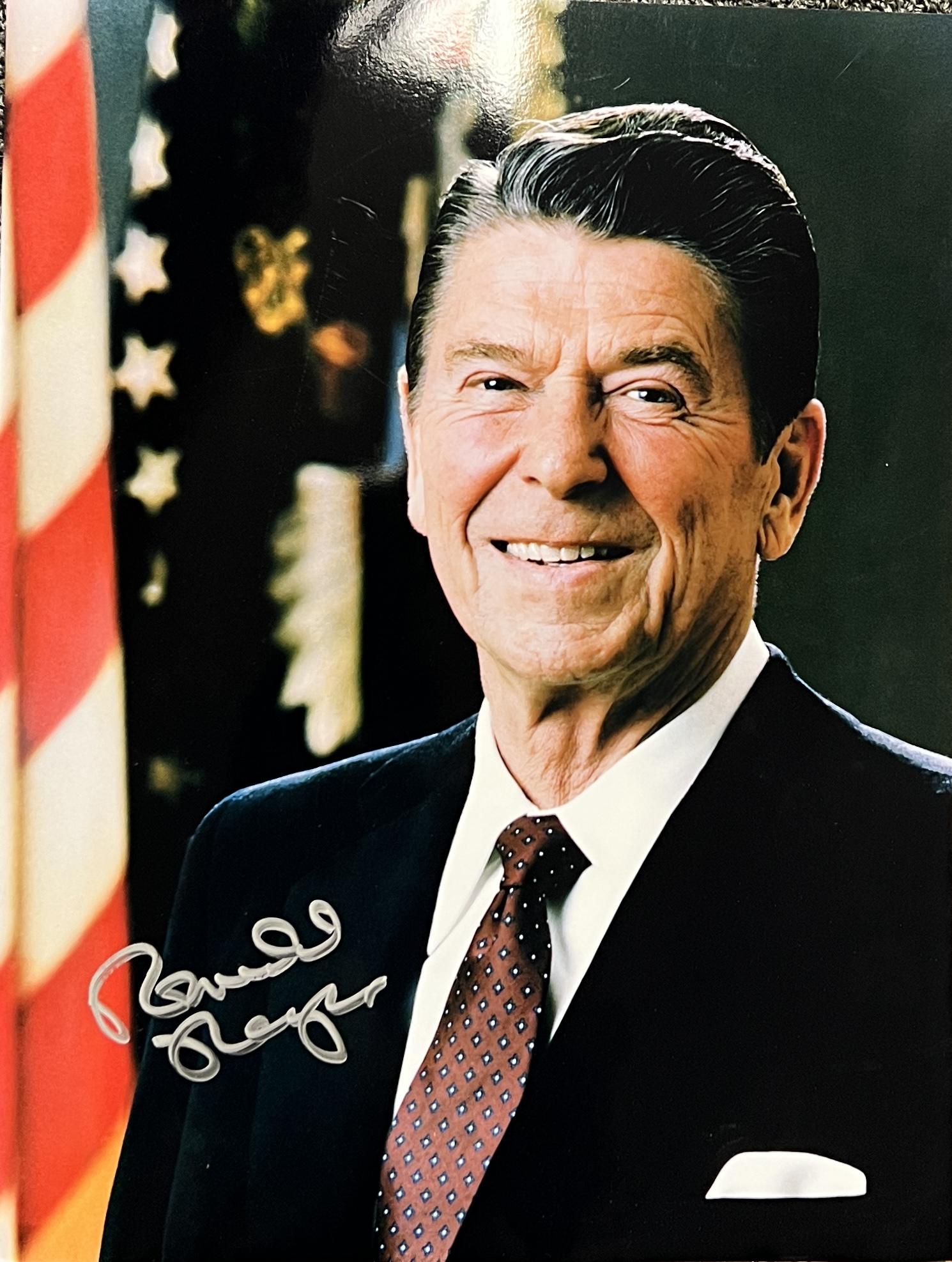 Ronald Reagan Autographed Photo (1 of 1)