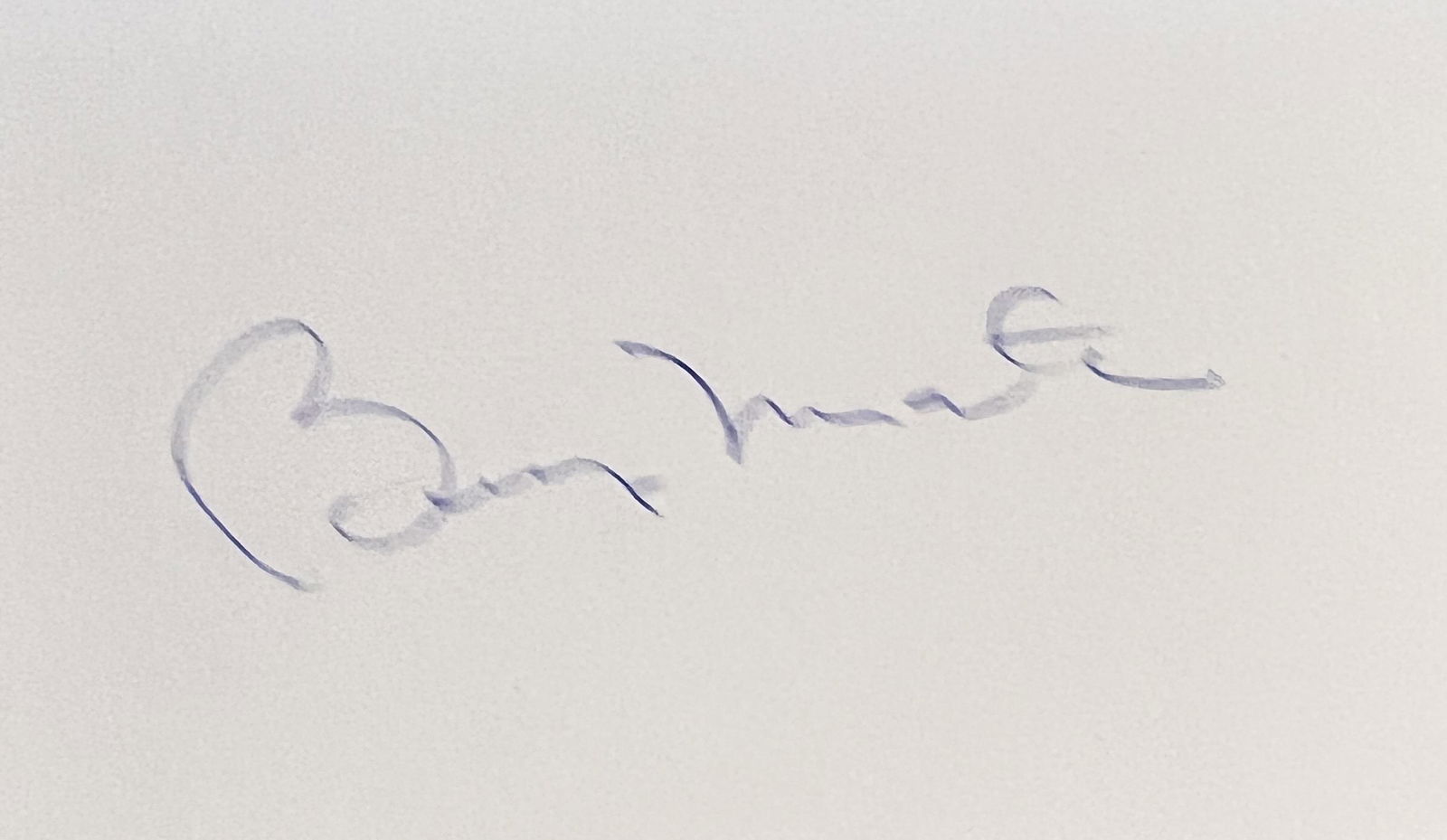 Billy Martin Autographed Card (1 of 1)