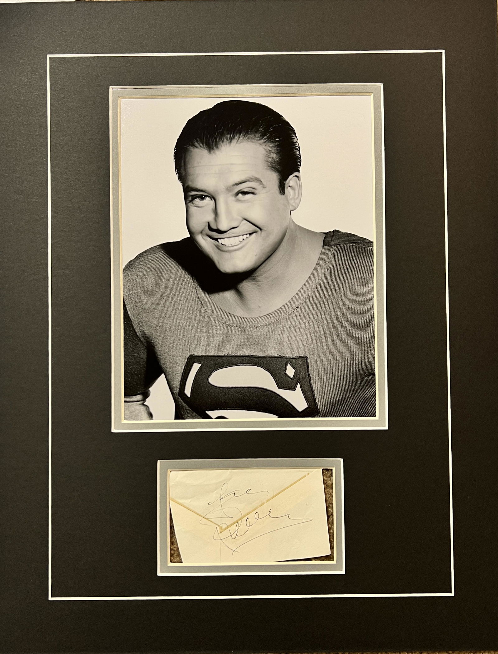 George Reeve Autographed Display (1 of 1)