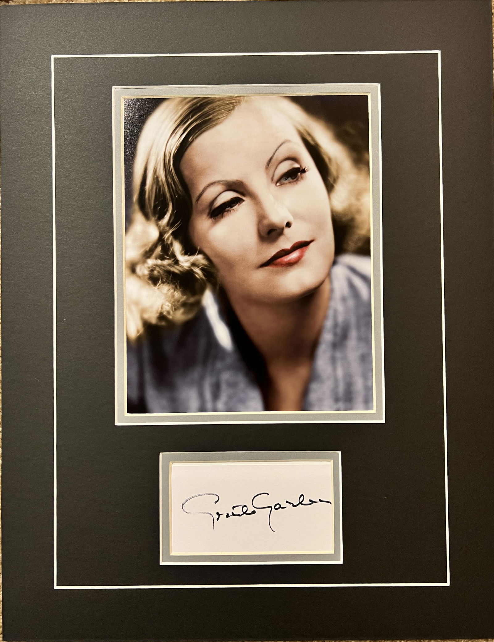 Greta Garbo Autographed DISPLAY (1 of 1)