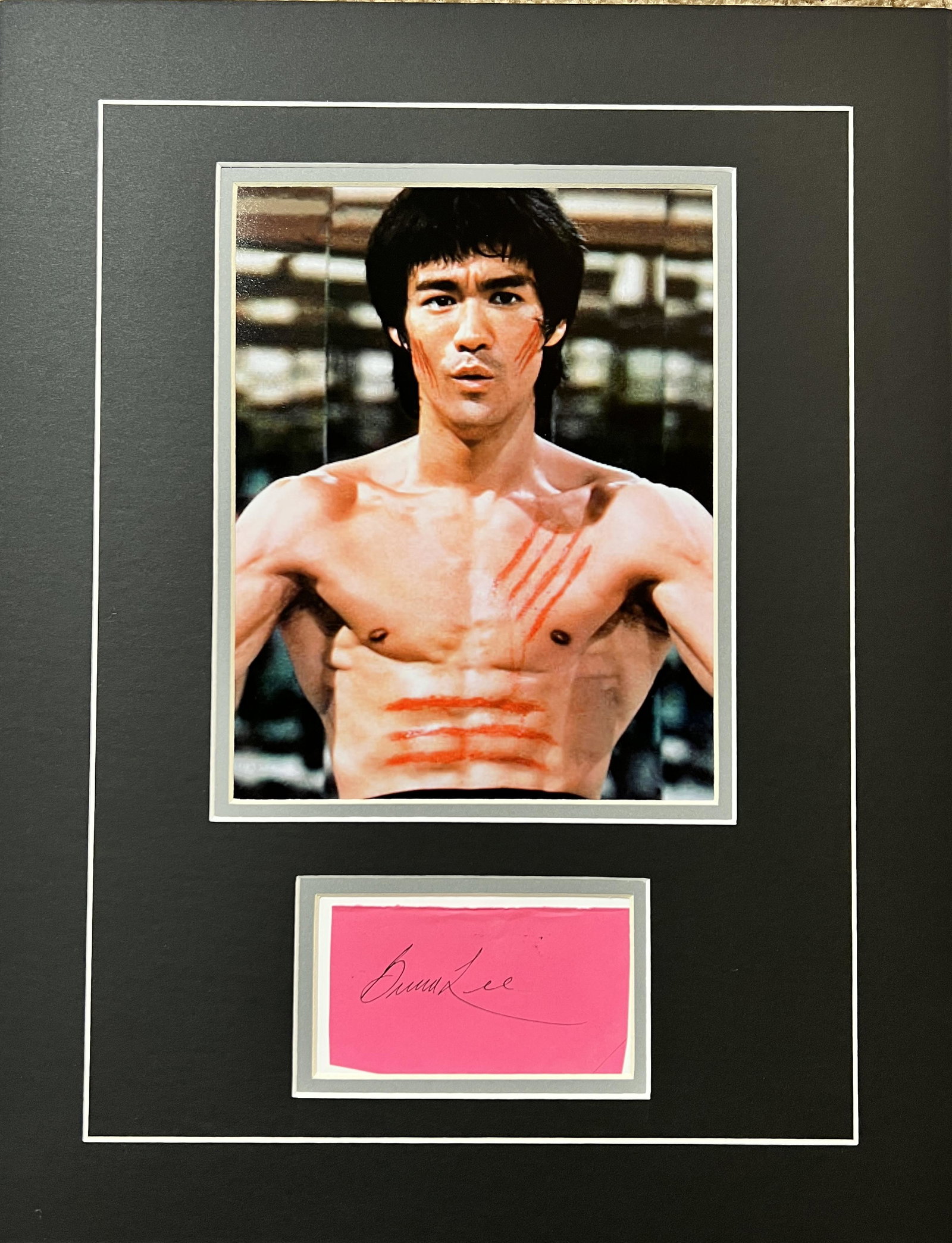 Bruce Lee Autographed Display (1 of 1)