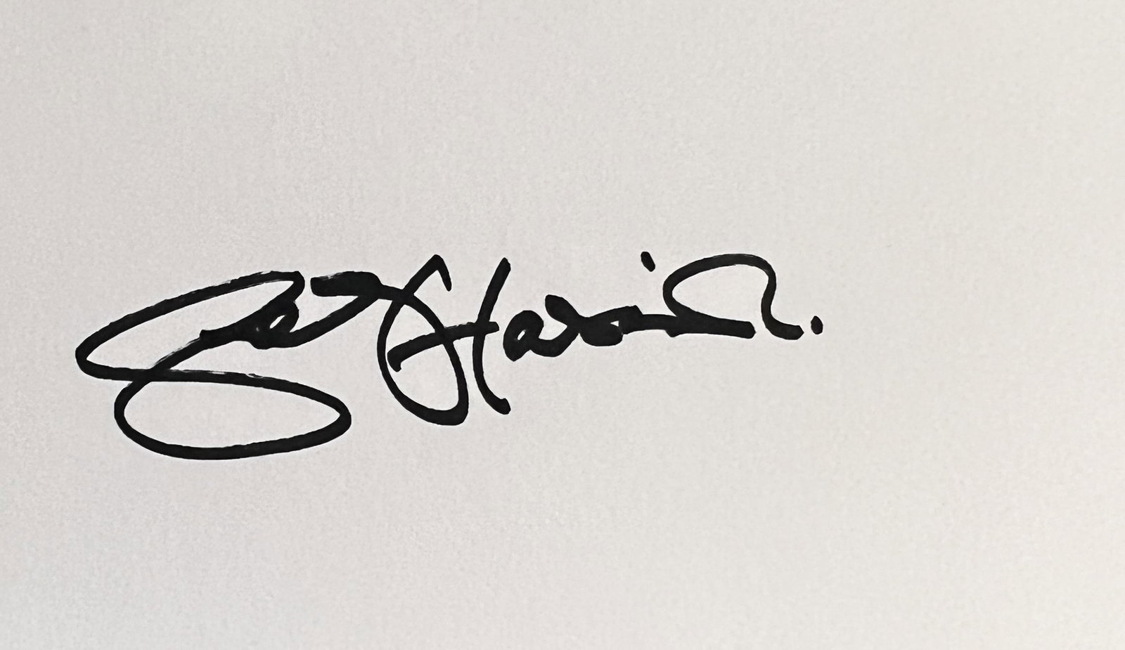 George Harrison Autographed Card (1 of 1)