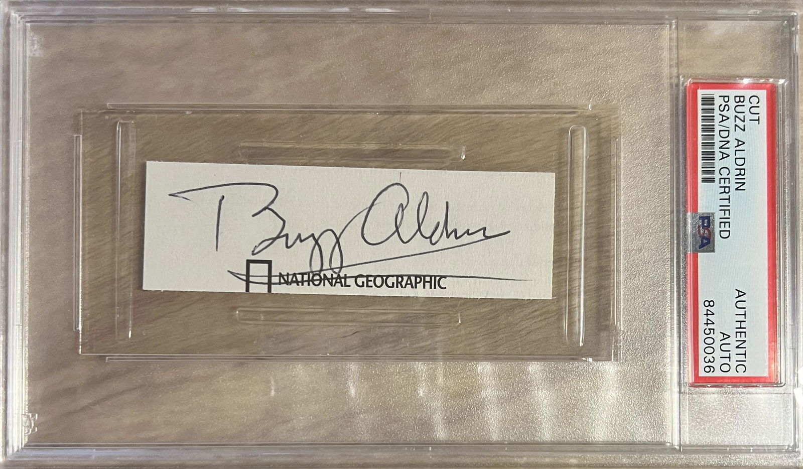 Buzz Aldrin Autographed Card (1 of 1)