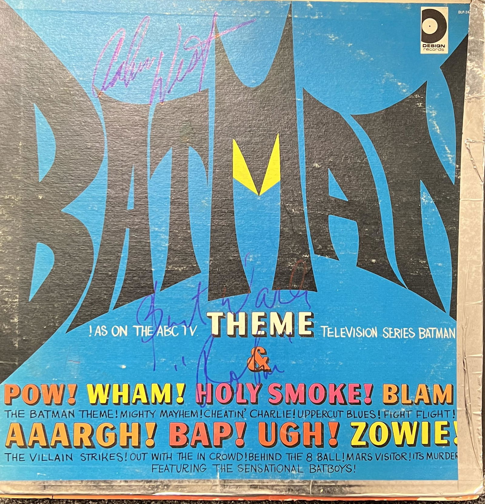 Adam West Burt Ward AUTOGRAPHED Album (1 of 1)