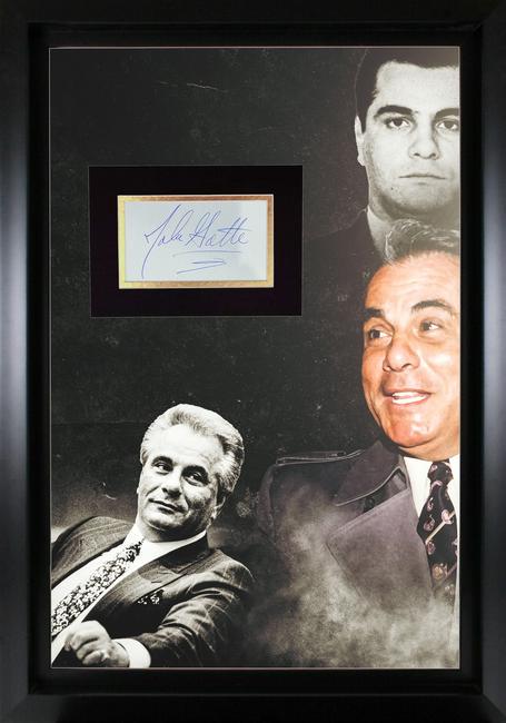 John Gotti Autographed Display (1 of 1)