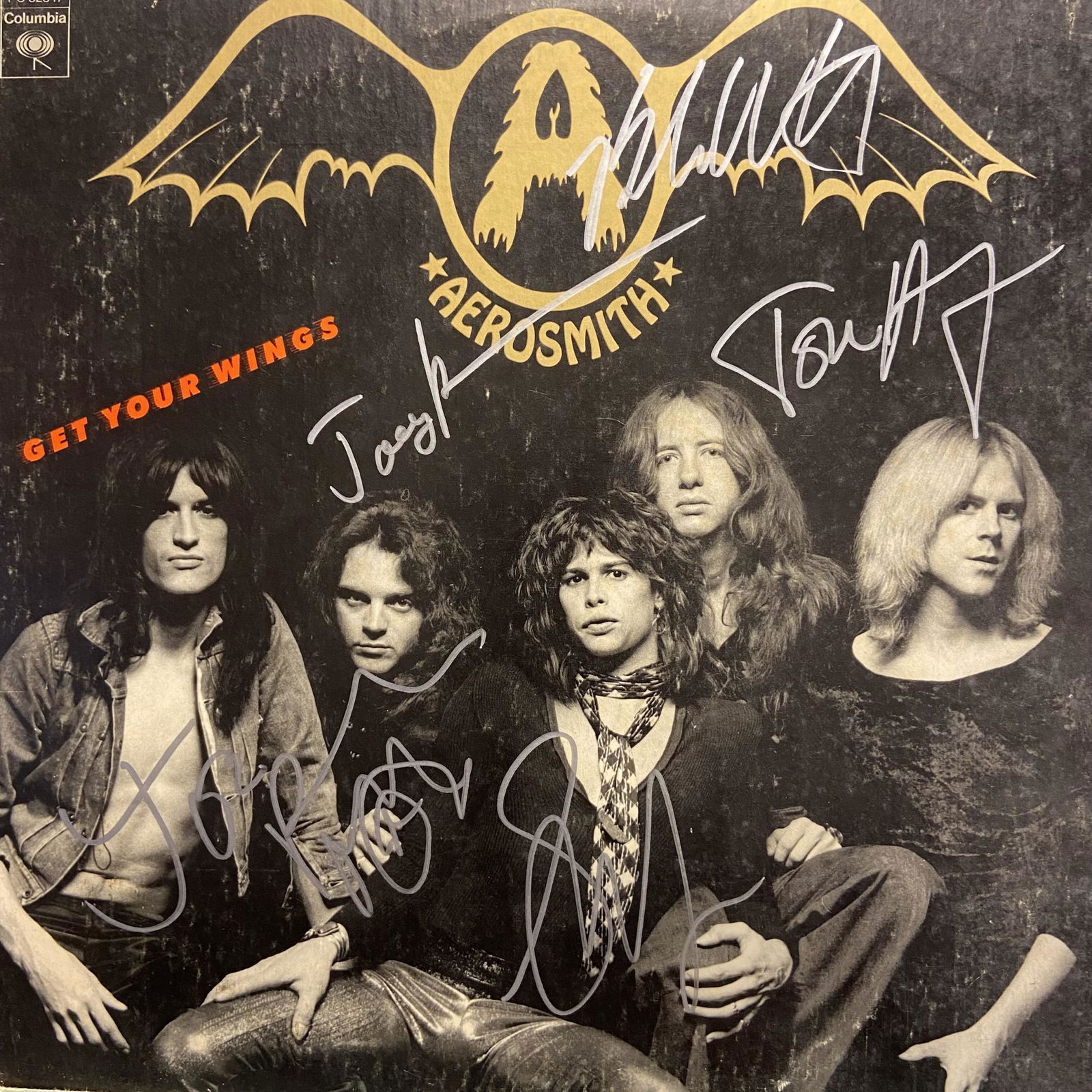 Aerosmith Autographed Album All 5 (1 of 1)