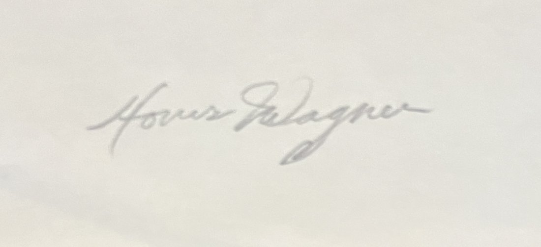 HONUS WAGNER Autographed Cut (1 of 1)