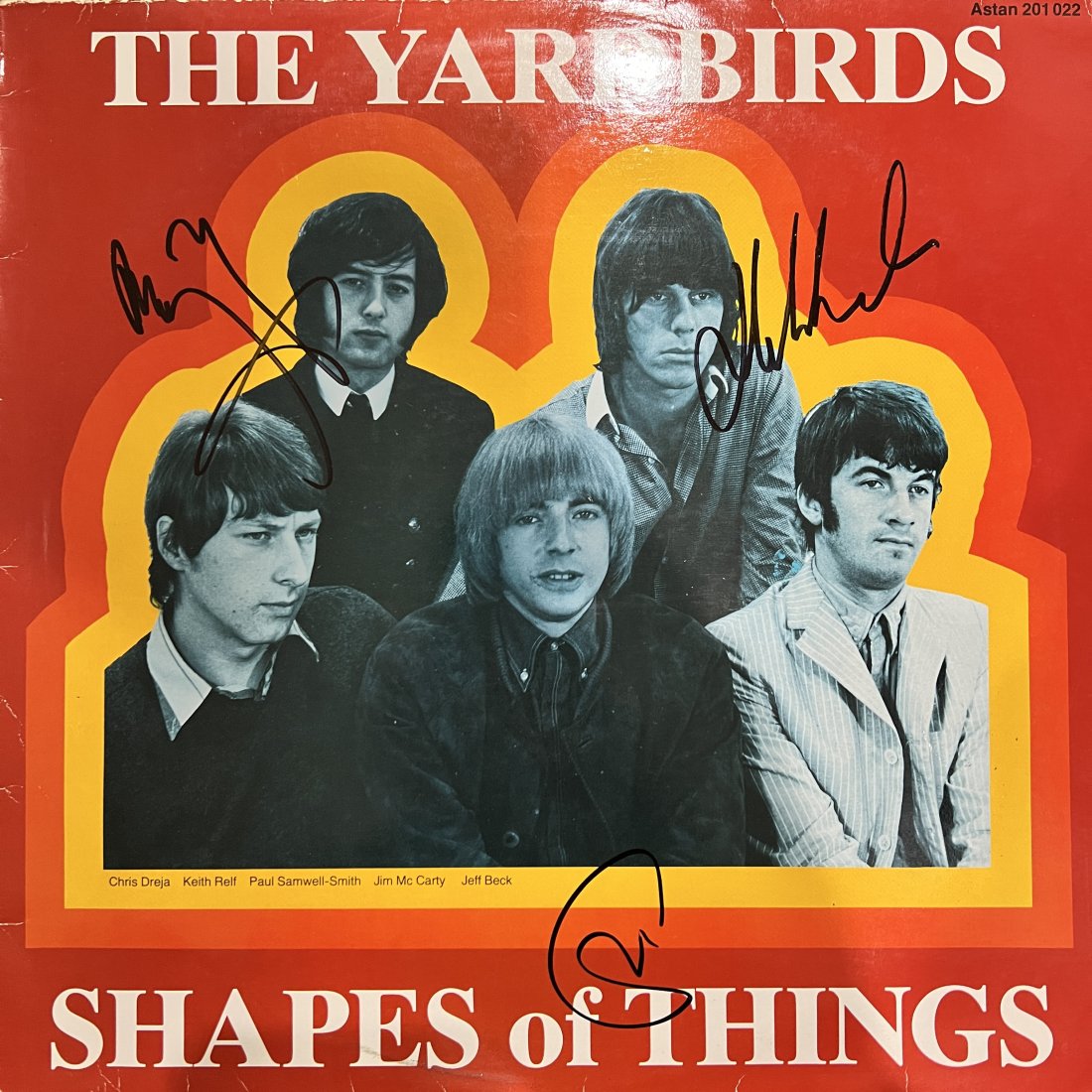 JEFF BECK JIMMY PAGE CLAPTON AUTOGRAPHED ALBUM (1 of 1)