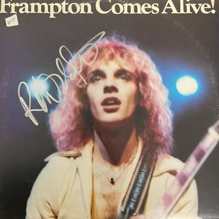 Peter Frampton Autographed Album Cover: Displays are assembled AFTER payment is received, picture is a mock up of finished product. Displays are not framed, and can be framed for a cost. Framed items will state they are framed in the name