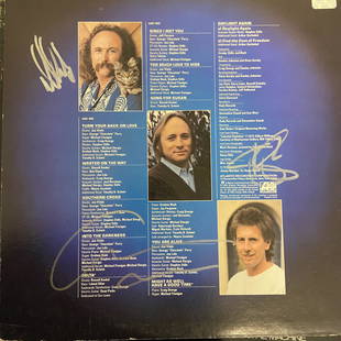 Crosby, Stills, and Nash Autographed Album Cover: Displays are assembled AFTER payment is received, picture is a mock up of finished product. Displays are not framed, and can be framed for a cost. Framed items will state they are framed in the name o