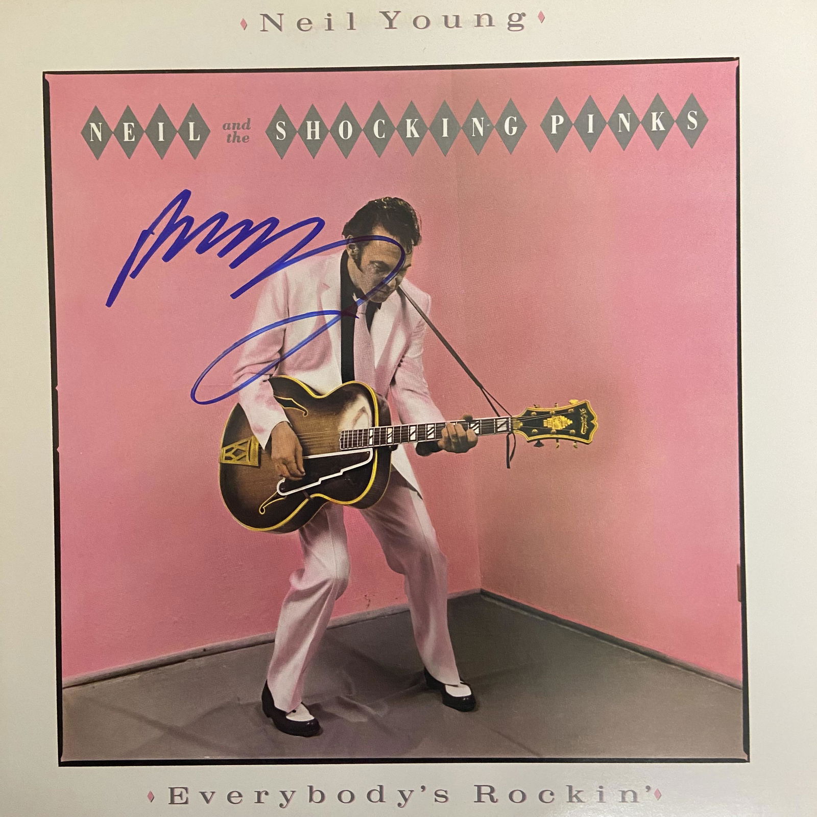 Neil Young Autographed Album Cover (1 of 1)