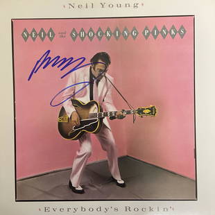 Neil Young Autographed Album Cover: Displays are assembled AFTER payment is received, picture is a mock up of finished product. Displays are not framed, and can be framed for a cost. Framed items will state they are framed in the name