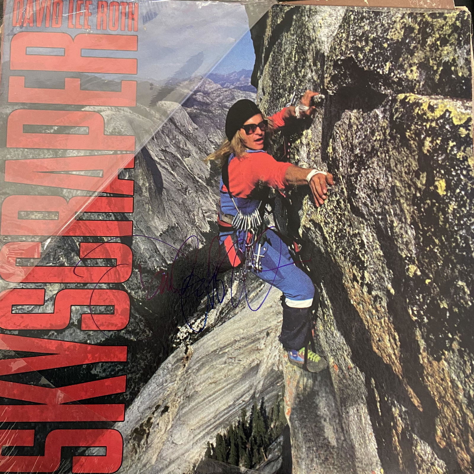 David Lee Roth Autographed Album Cover (1 of 1)