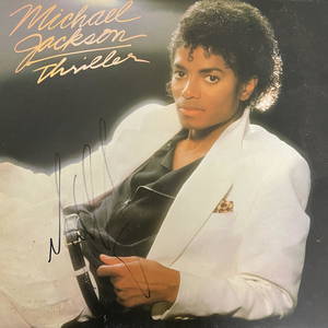 Michael Jackson Autographed Album Cover