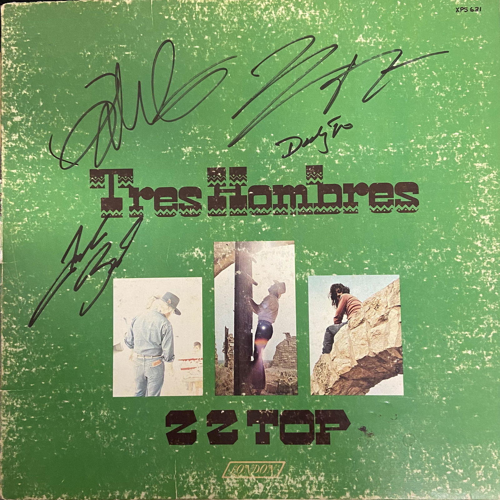 ZZ Top Autographed Album Cover (1 of 1)