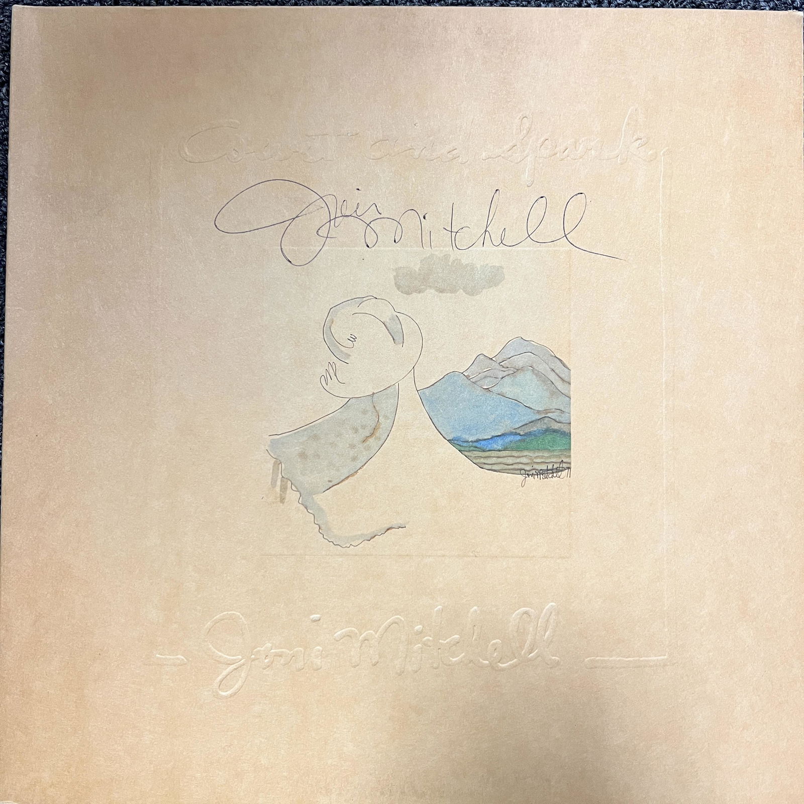 Joni Mitchell Autographed ALBUM (1 of 1)