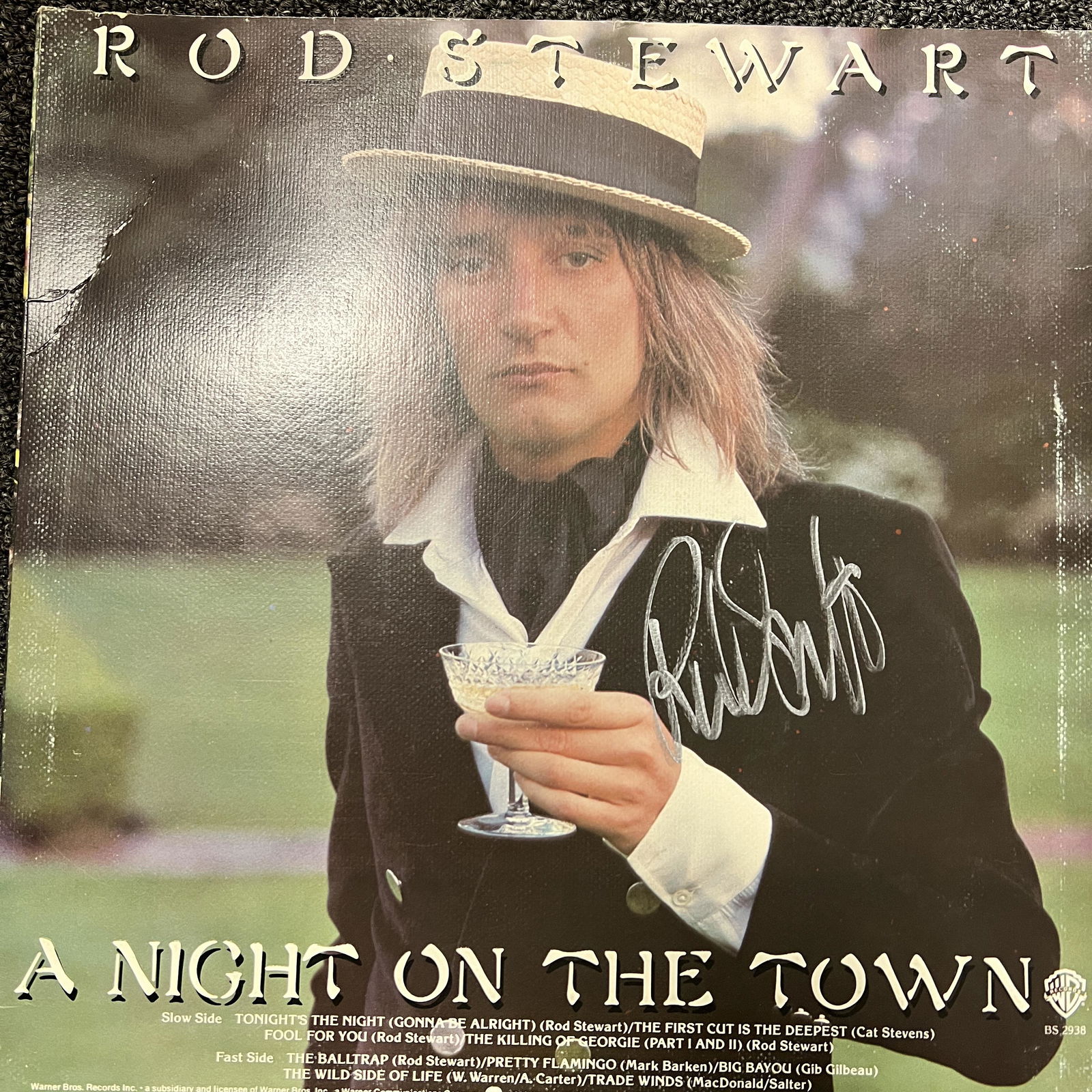 Rod Stewart Autographed Album (1 of 1)
