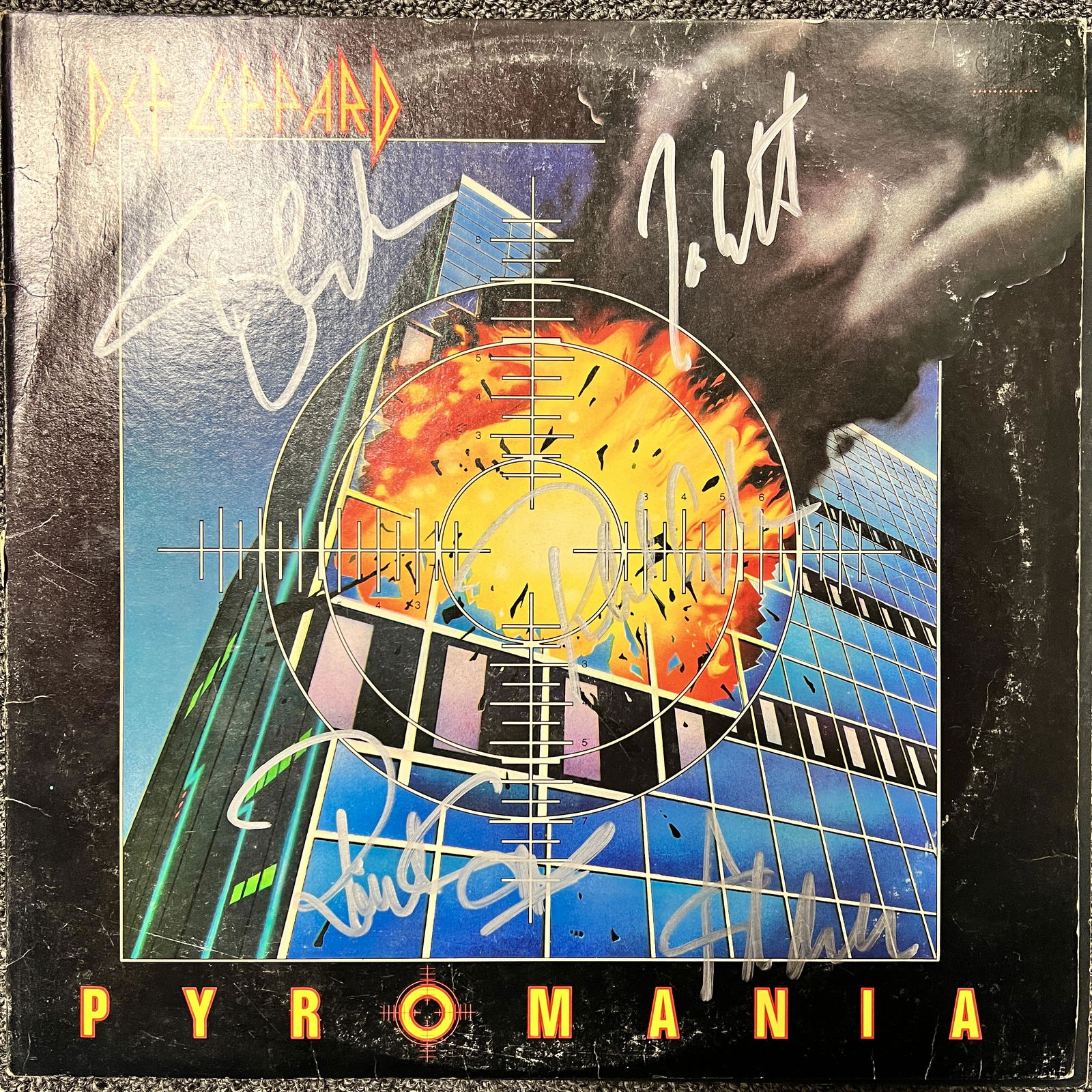 Def Leppard Autographed Album All 5 (1 of 1)