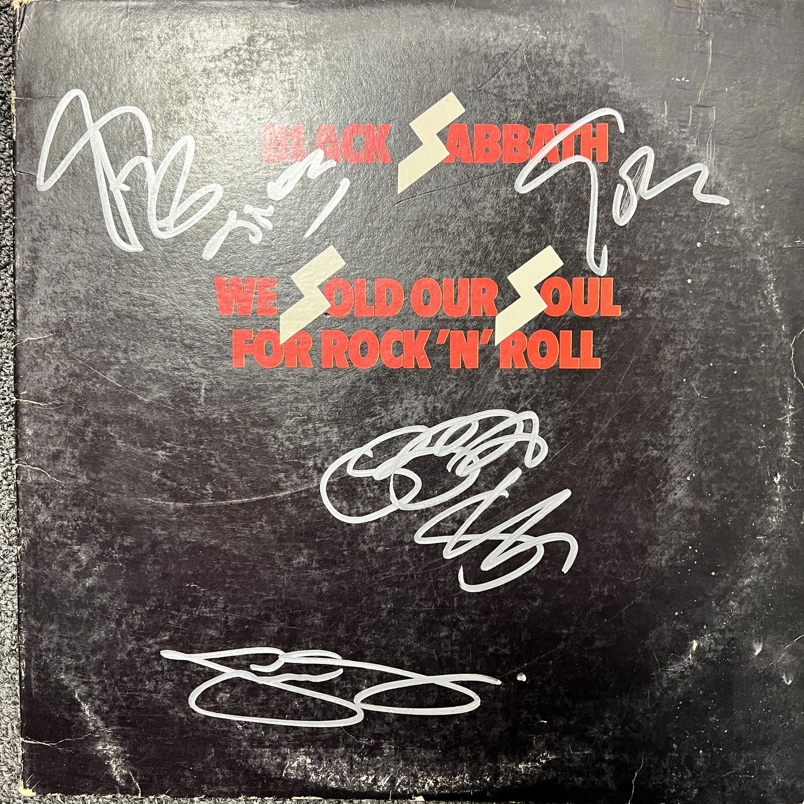 Black SABBATH Autographed Album All 4! (1 of 1)