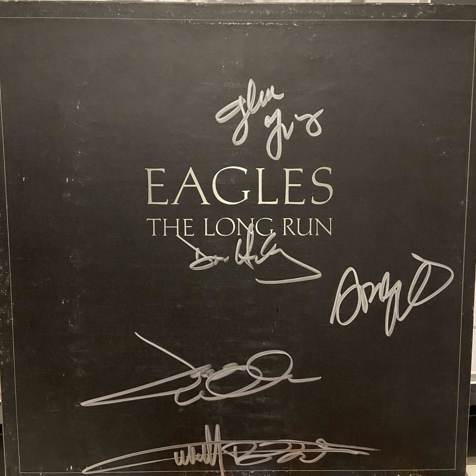 Eagles Autographed Album Cover, Signed by all (1 of 1)