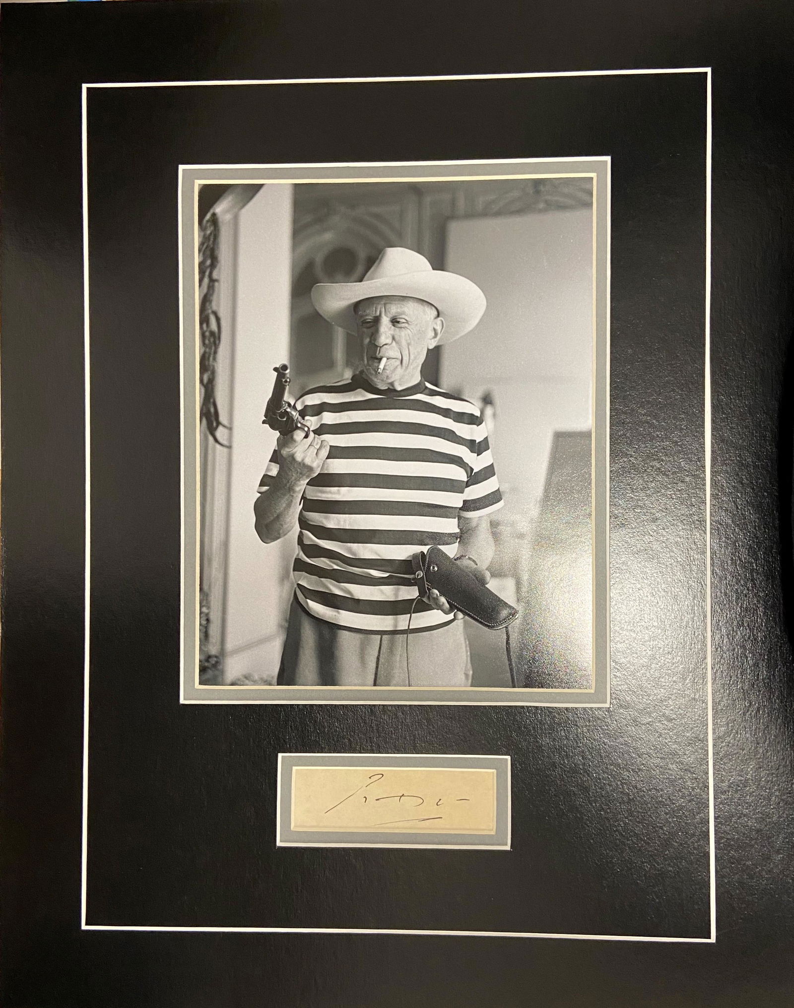 Picasso Autograph Display (1 of 1)