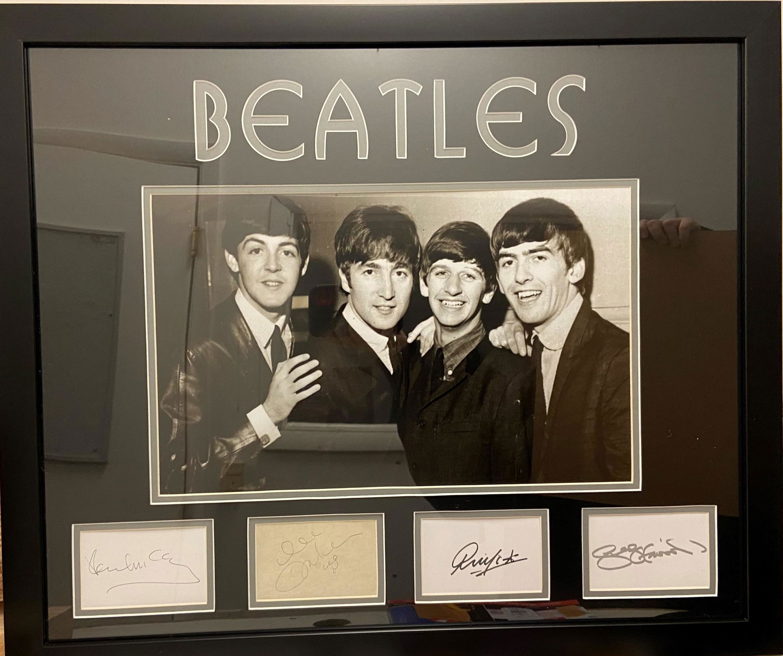 Beatles FRAMED Autograph Display (1 of 1)