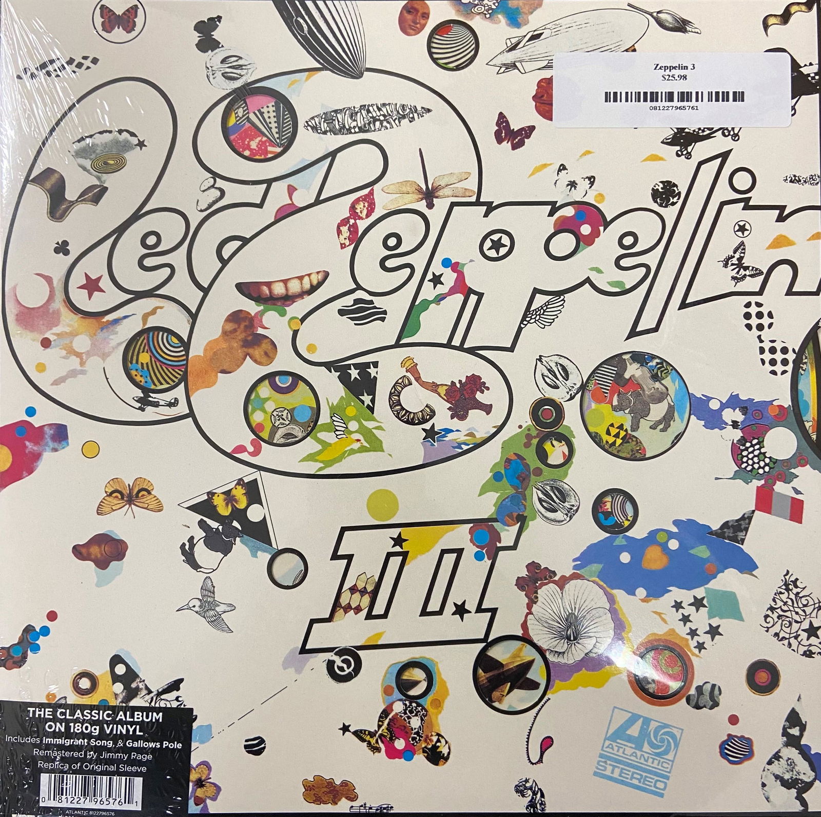 Led Zeppelin - 3 Remastered by Page New Sealed Vinyl (1 of 1)