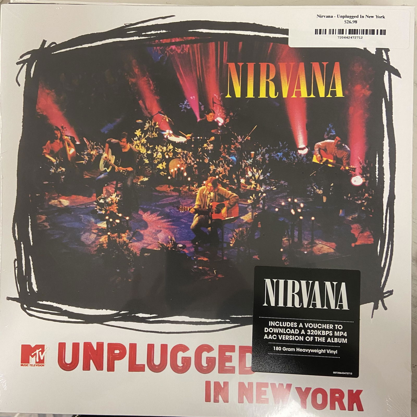 Nirvana Unplugged in NY New Sealed Vinyl (1 of 1)