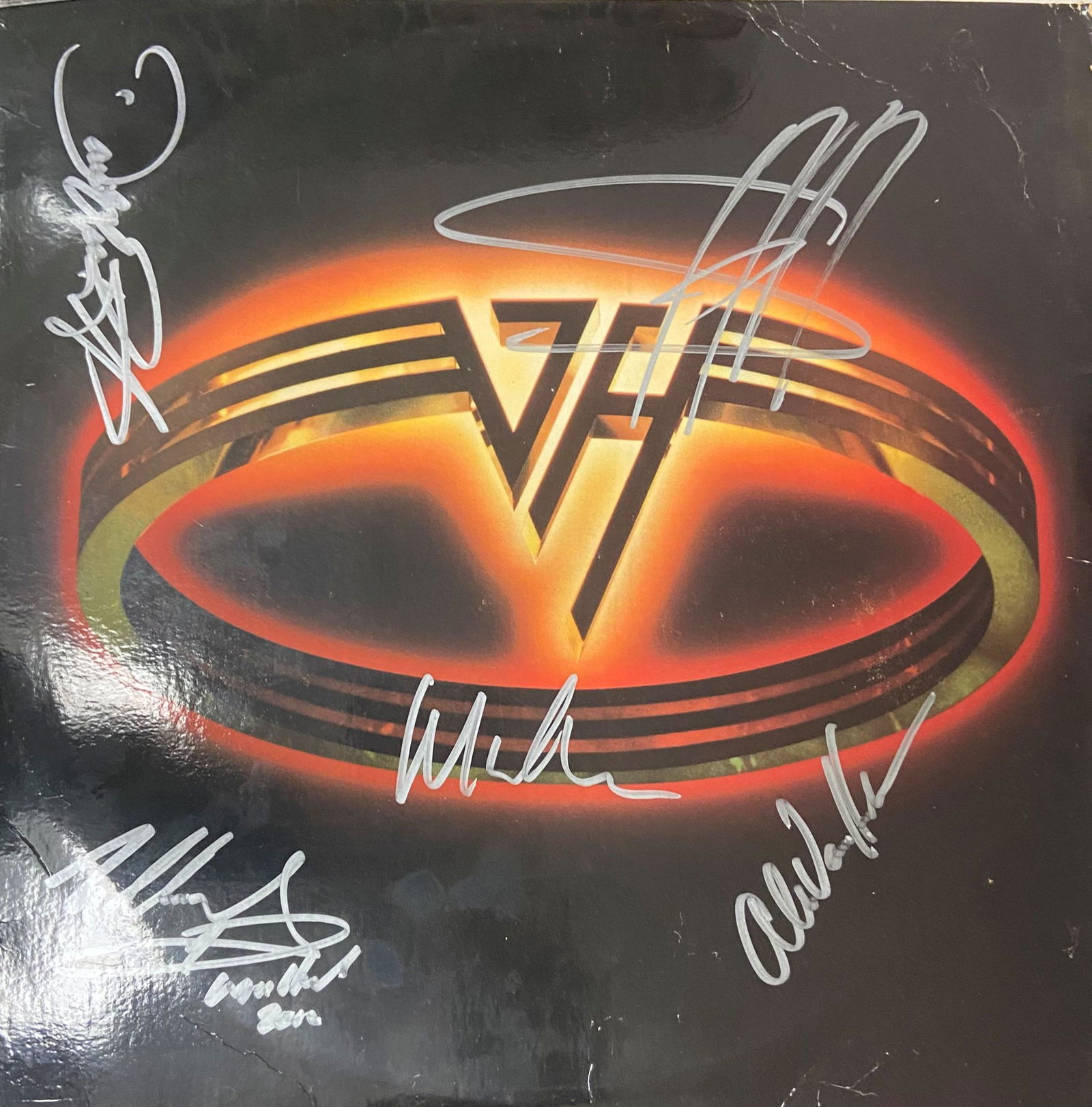Van Halen Autographed Album Cover (1 of 1)