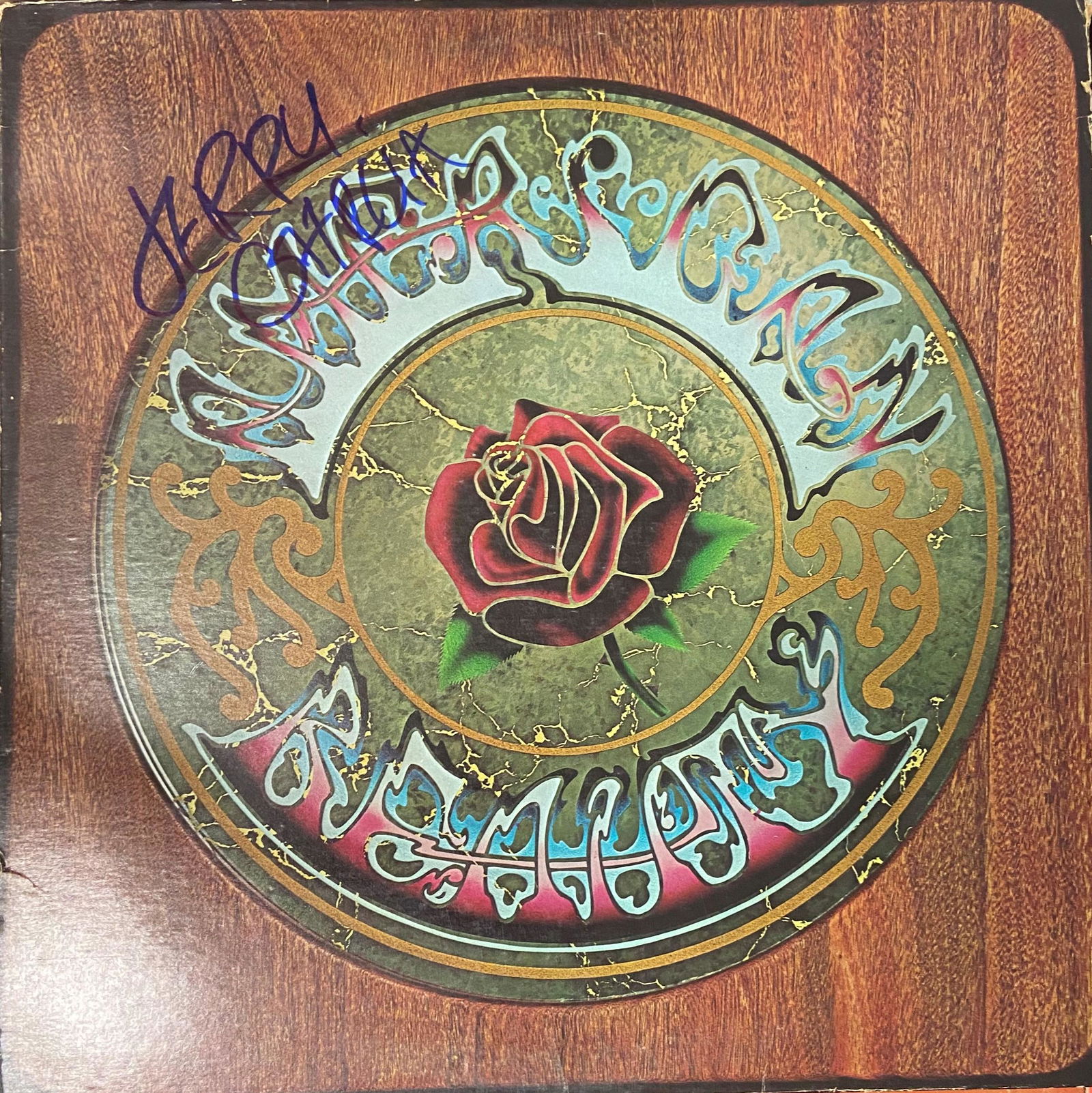 Jerry Garcia Autographed Album Cover (1 of 1)