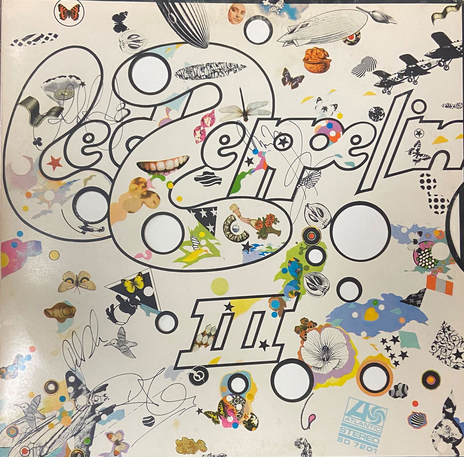 Led Zeppelin Autographed Album Cover, signed by all (1 of 1)