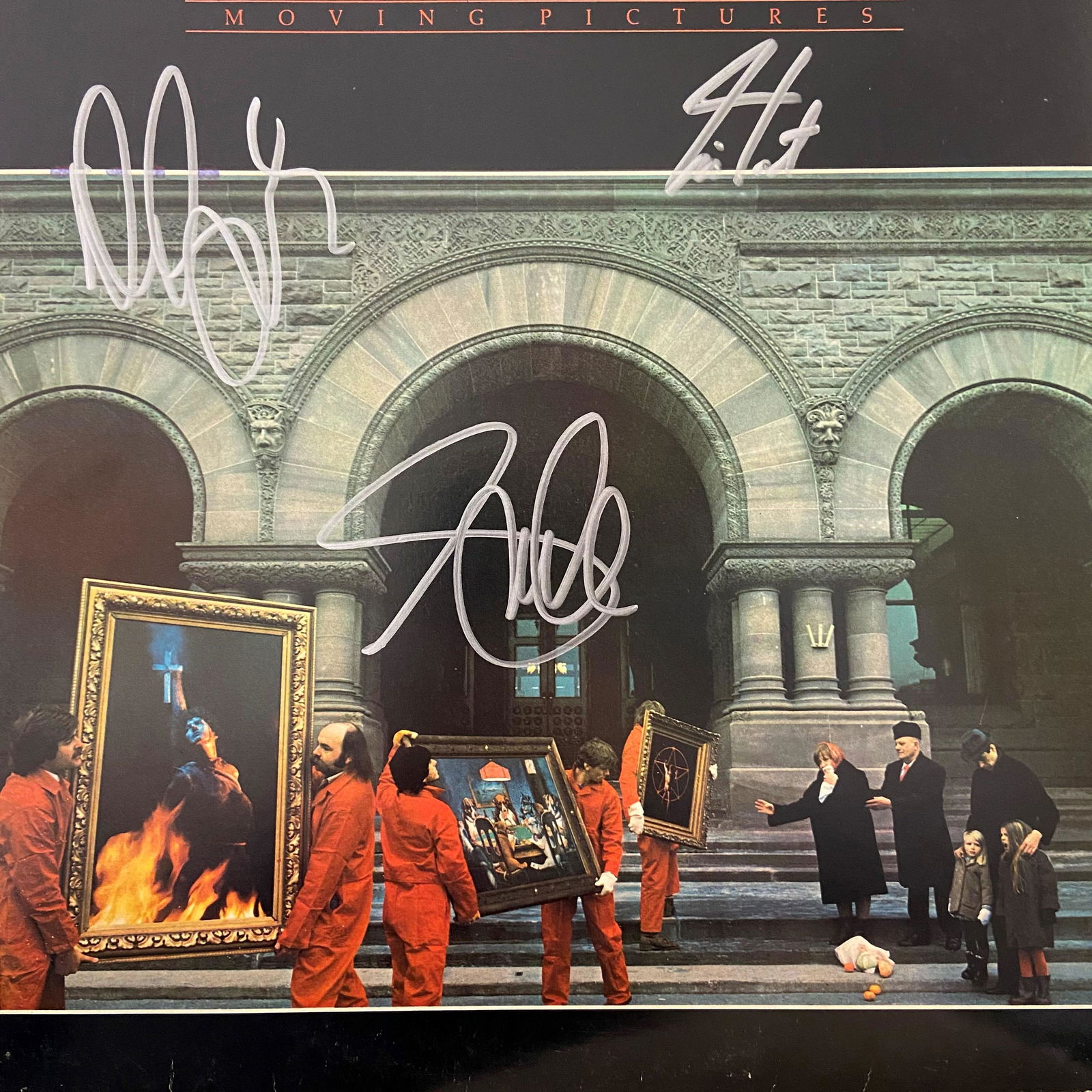 Rush Autographed Album Cover, signed by all (1 of 1)