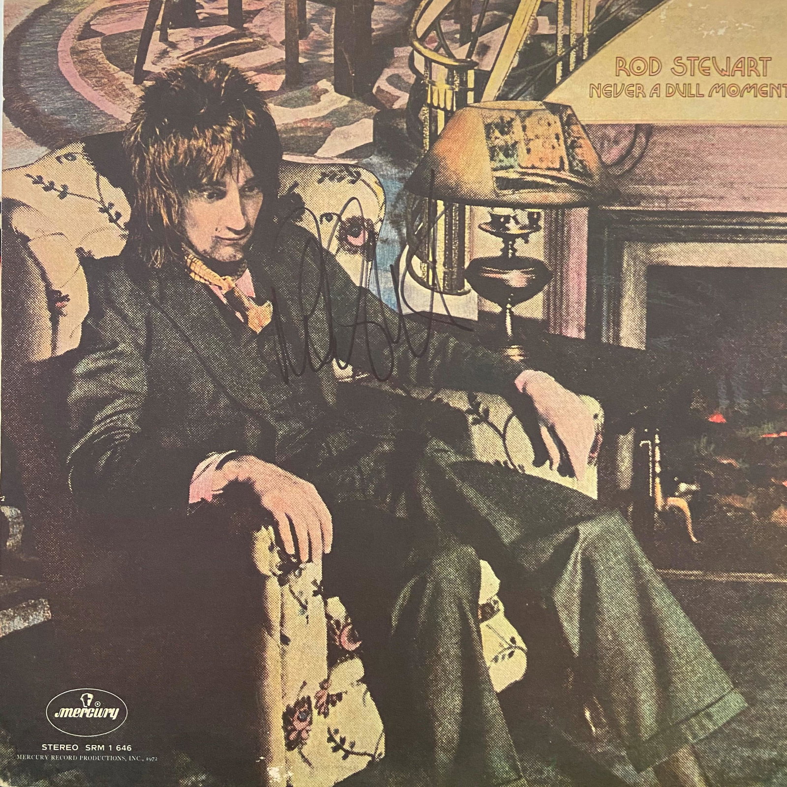 Rod Stewart Autographed Album Cover: Displays are assembled AFTER payment is received, picture is a mock up of finished product. Displays are not framed, and can be framed for a cost. Framed items will state they are framed in the name o