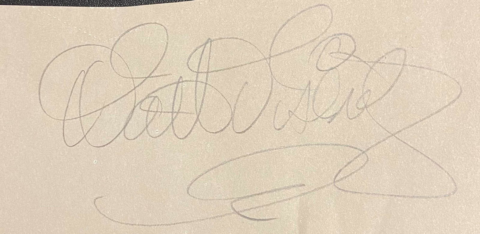 Walt Disney Cut Autograph (1 of 1)