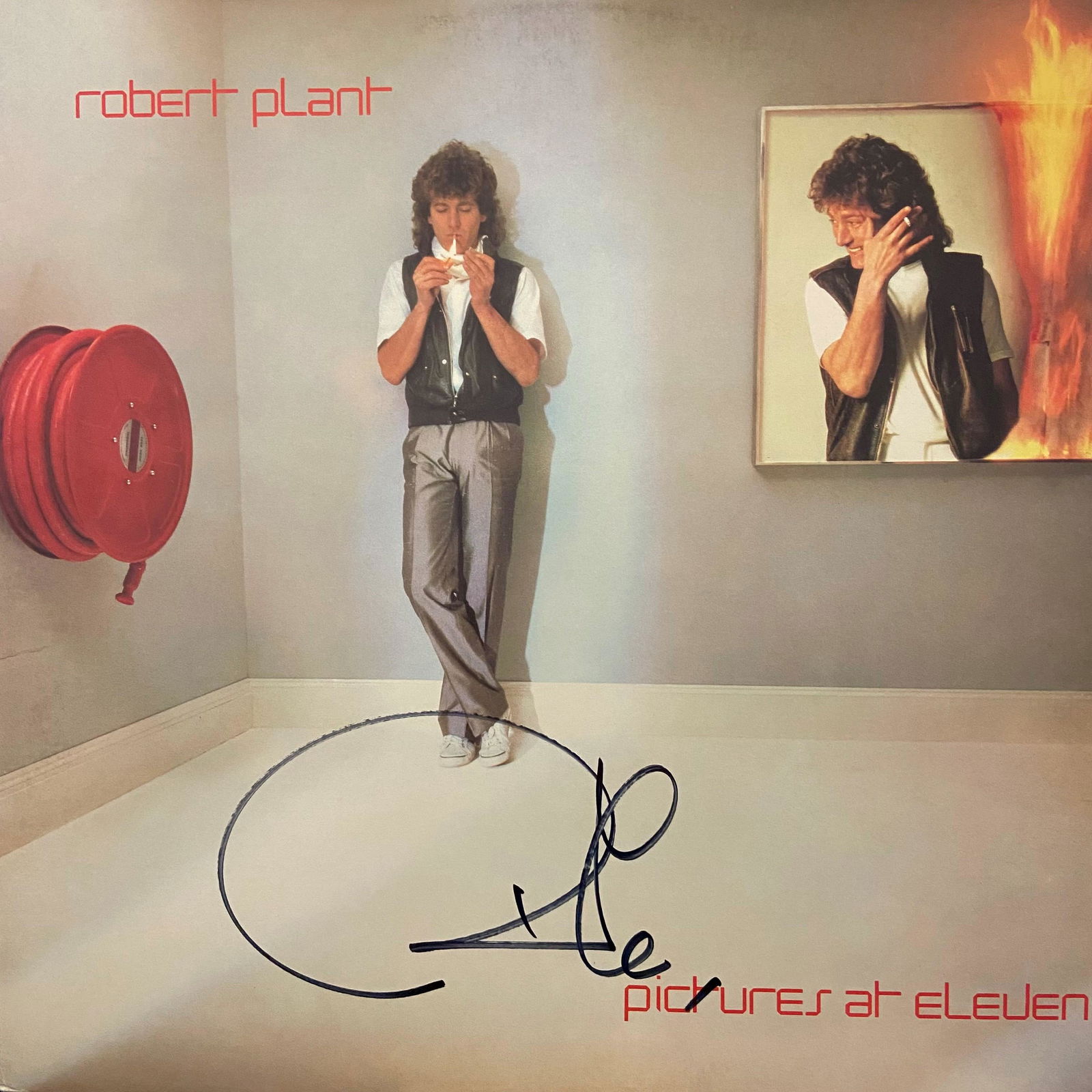 Robert Plant Autographed Album Cover (1 of 1)