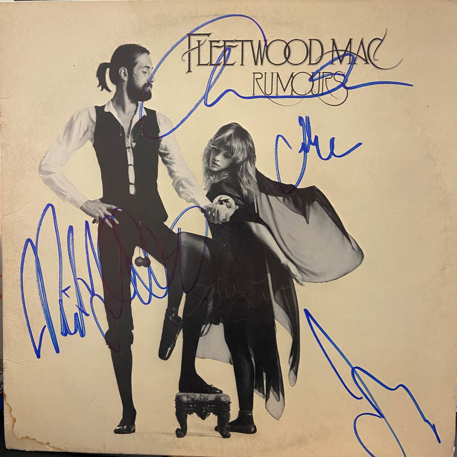 Fleetwood Mac Autographed Album Cover: Displays are assembled AFTER payment is received, picture is a mock up of finished product. Displays are not framed, and can be framed for a cost. Framed items will state they are framed in the name o