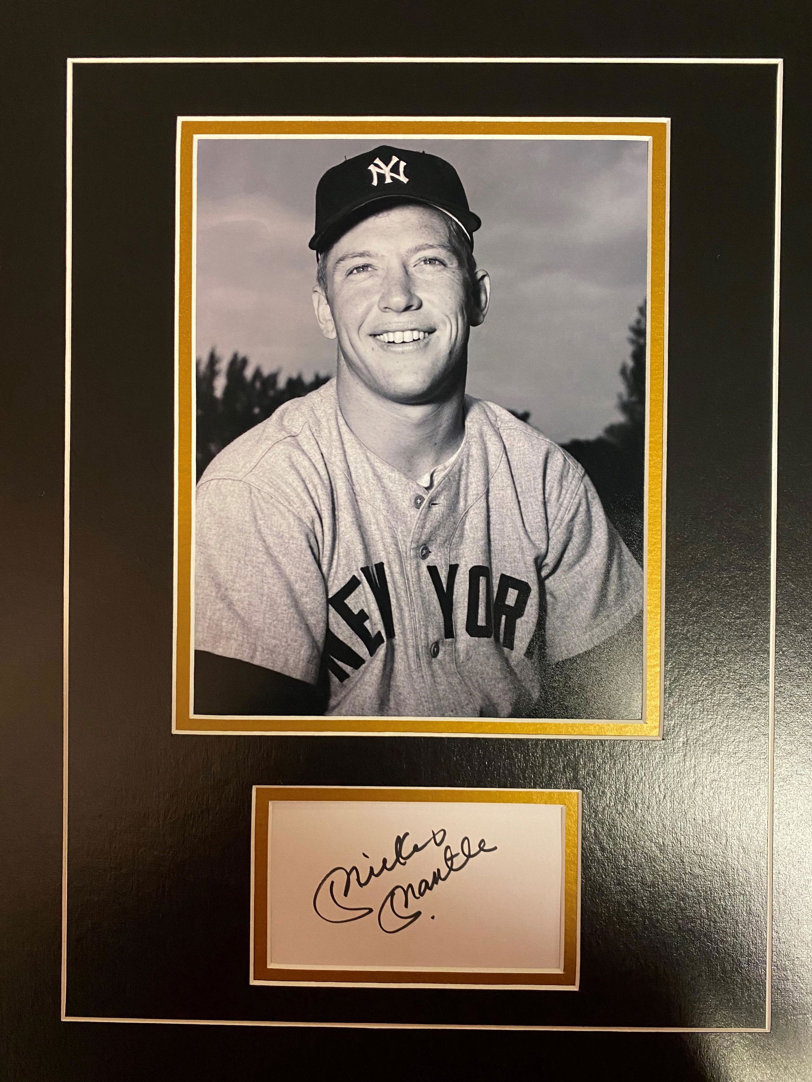 Mickey Mantle Autograph Display (1 of 1)