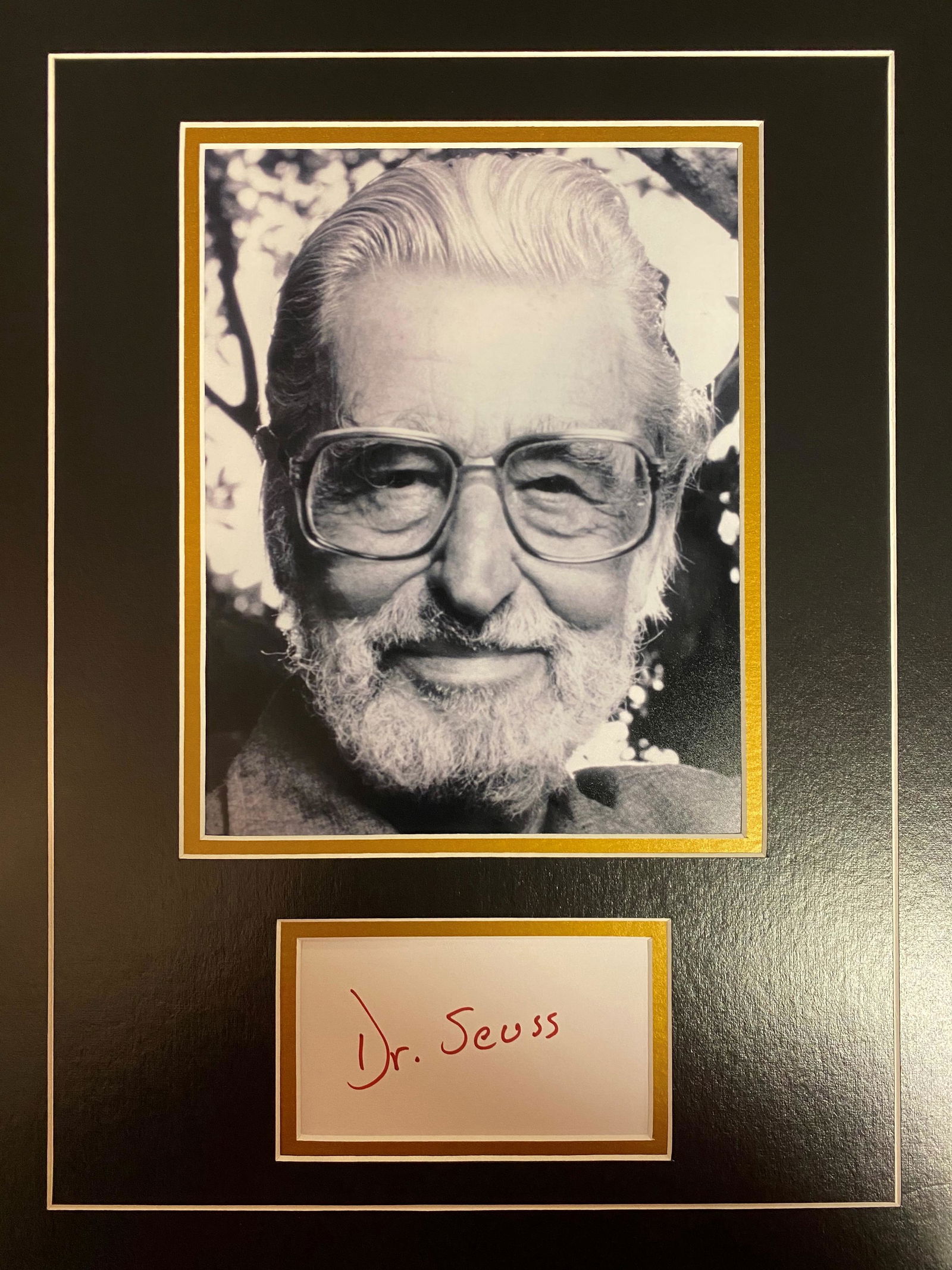 Dr.Suess Autograph Display (1 of 1)