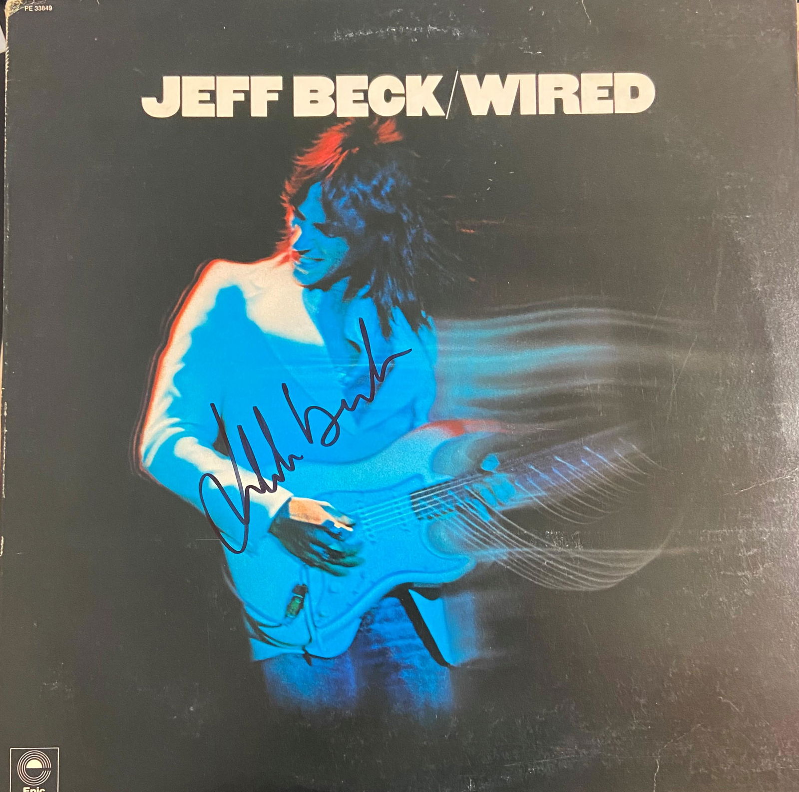 Jeff Beck Autographed Album Cover (1 of 1)