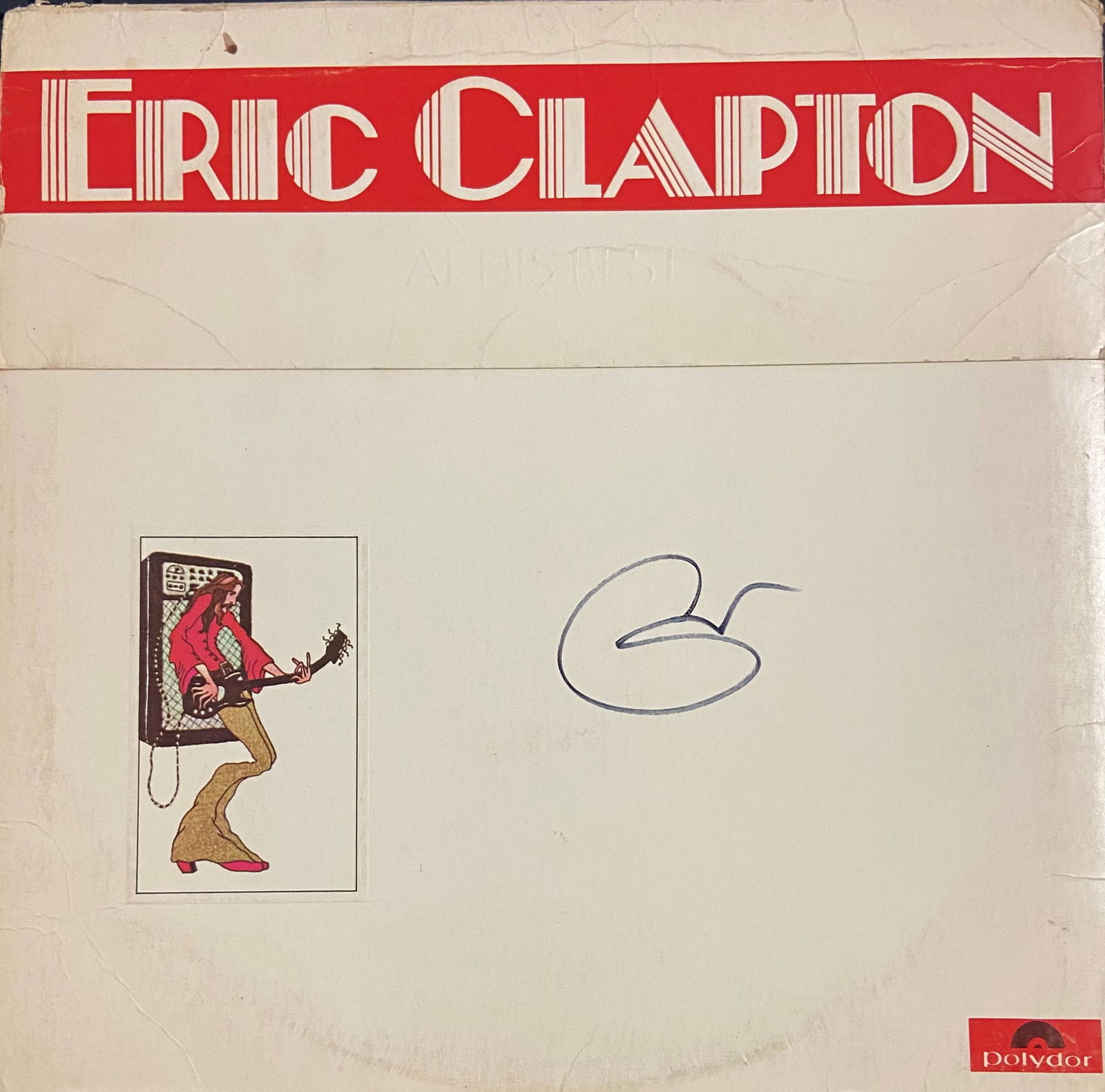 Eric Clapton Autographed Album Cover (1 of 1)