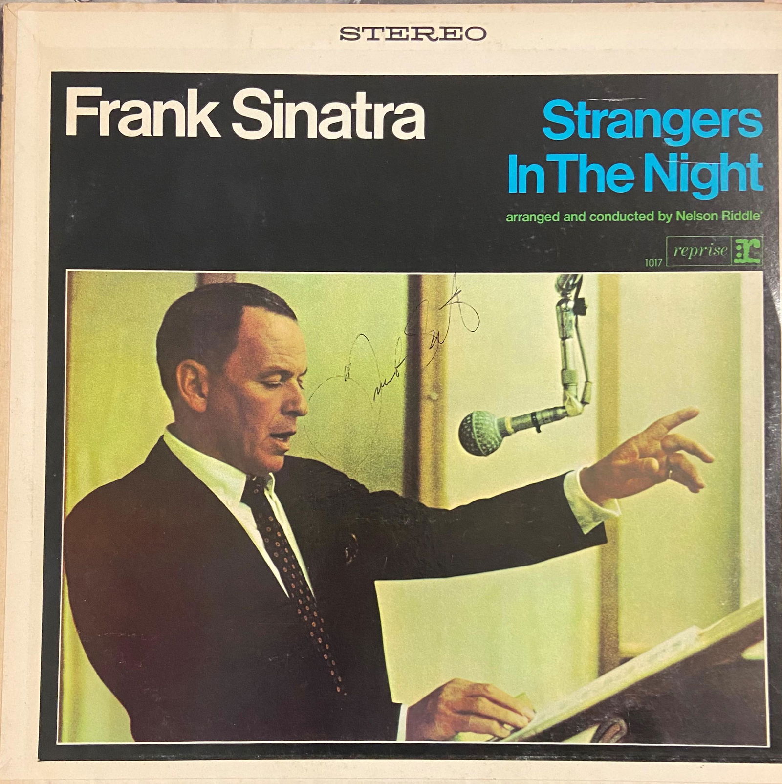 Frank Sinatra Autographed Album Cover (1 of 1)