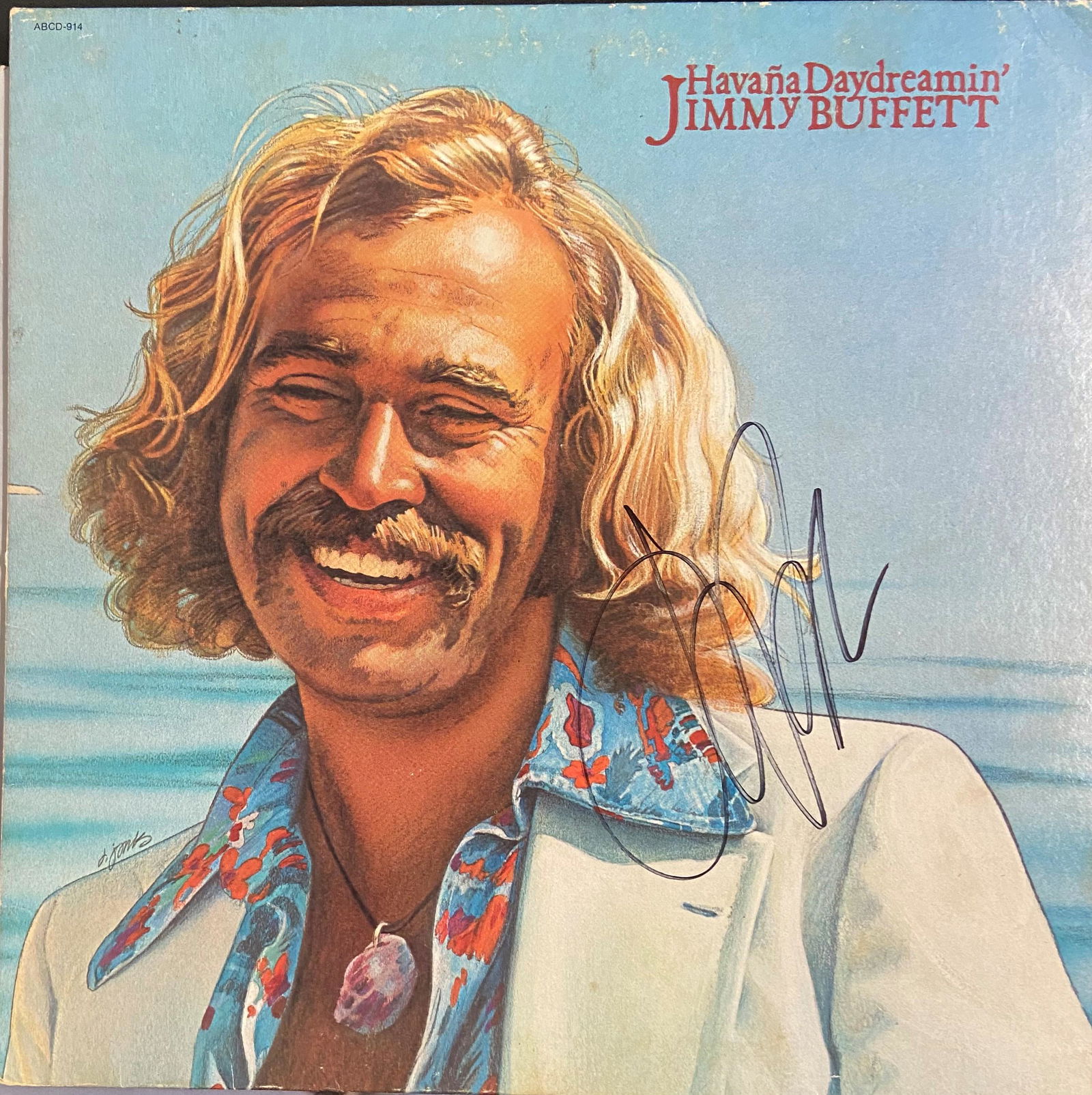 Jimmy Buffet Autographed Album Cover (1 of 1)