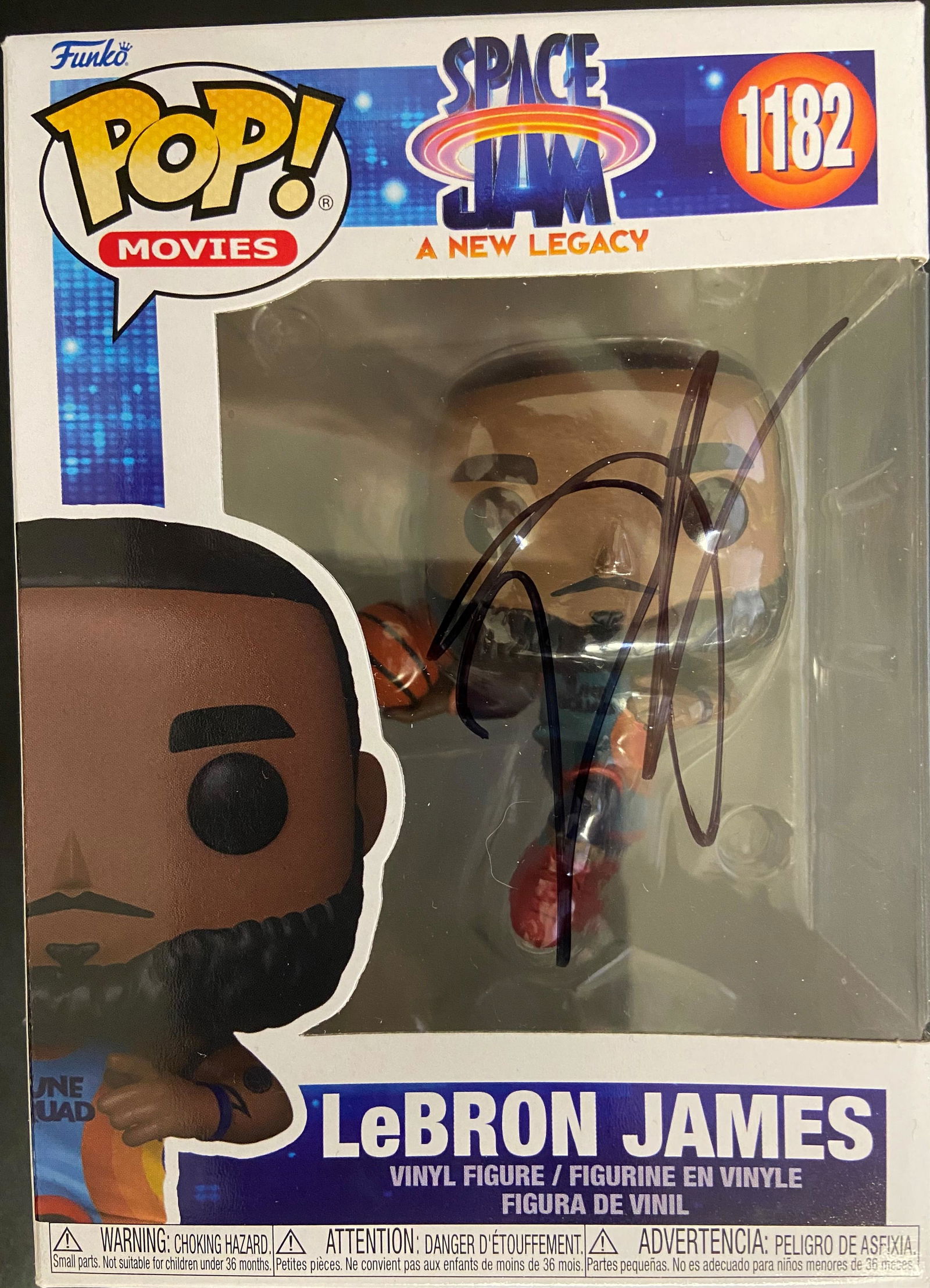 LeBron James Autographed Space Jam Funko (1 of 1)